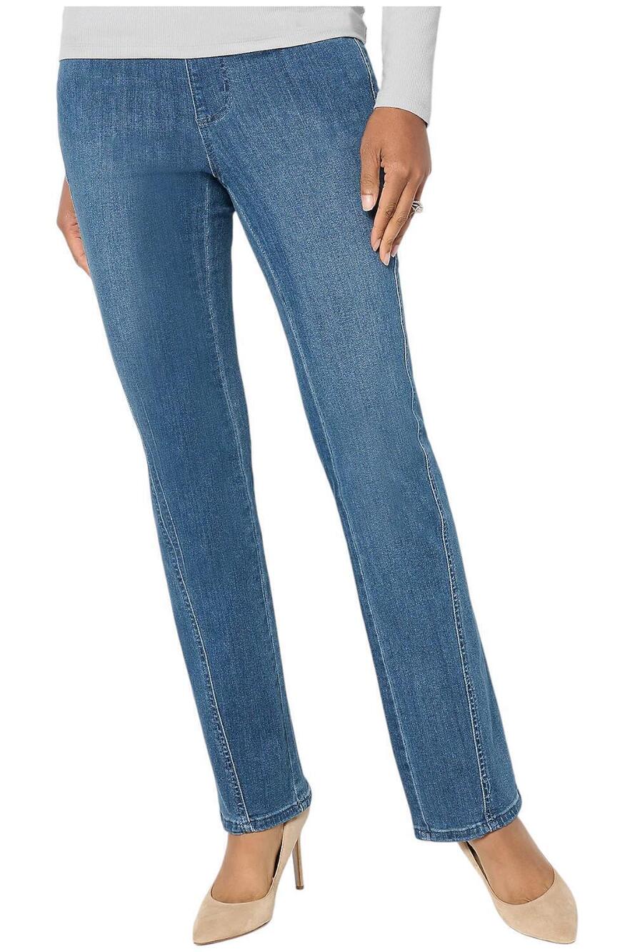 Belle by Kim Gravel Women's Primabelle Boot Cut Jean Rinse Wash - Plus